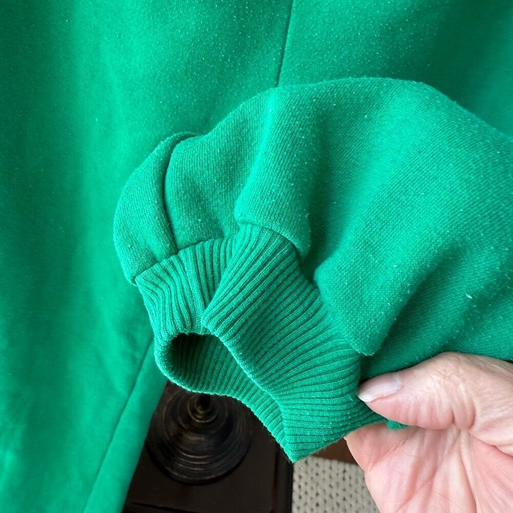 Vintage 80s 90s Boundary Waters Green Sweatsuit Track Suit Sweatshirt Sweatpants - Picture 4 of 7